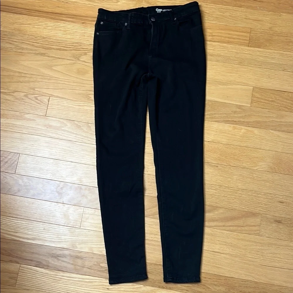 GAP Black Denim Jean Leggings | 14 - Picture 1 of 8